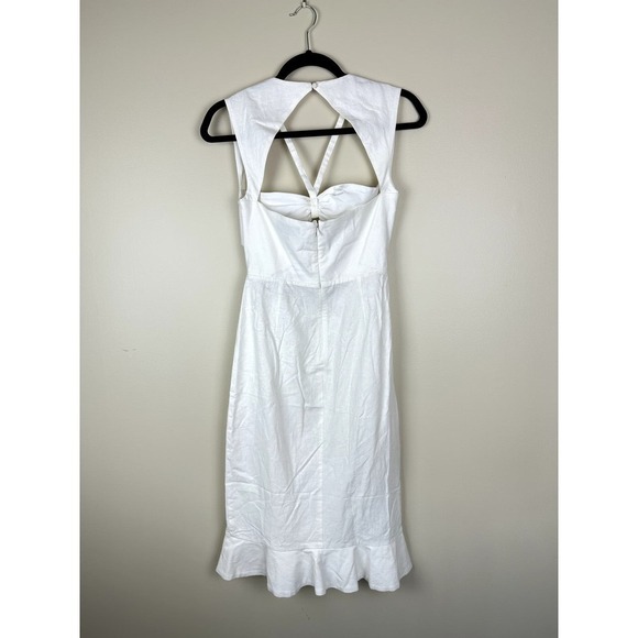 NWOT Michael Costella X Revolve SAMPLE DRESS white Size SML - Picture 3 of 6